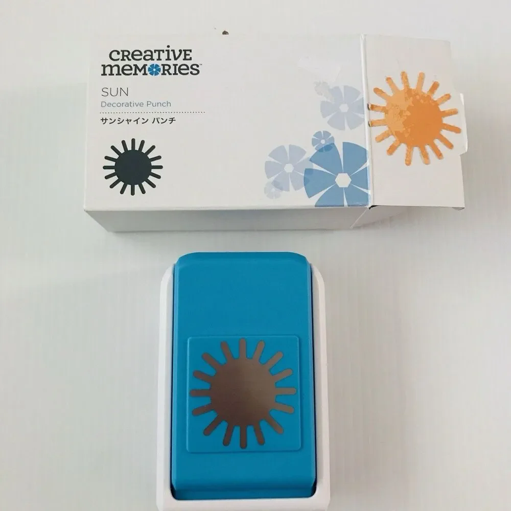 Creative Memories SUN Decorative Punch New With Box RETIRED